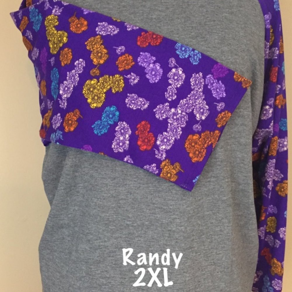 LuLaRoe Randy Baseball T new with tags